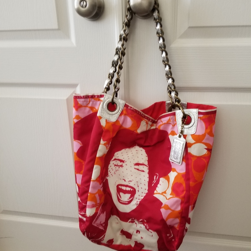 Nylon Coach bag